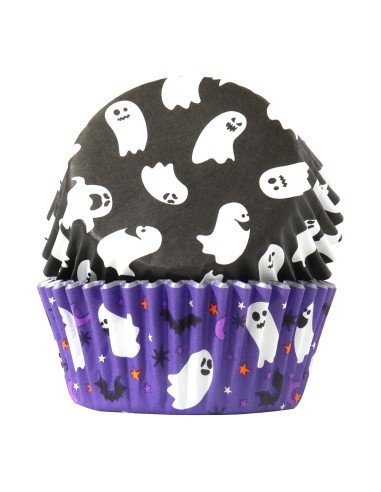 PME Baking Cups Metallic Boo! -60st-