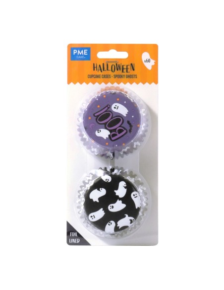 PME Baking Cups Metallic Boo! -60st-