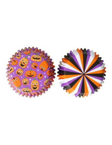 PME Baking Cups Metallic Pumpkin Party -60st-