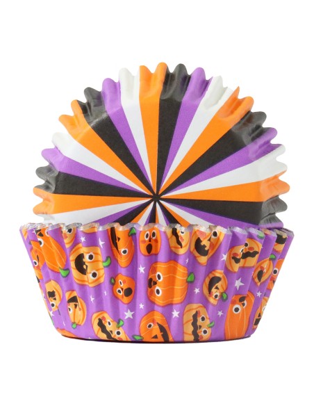 PME Baking Cups Metallic Pumpkin Party -60st-
