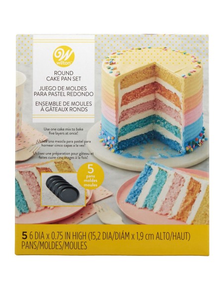 Wilton Bakvormen Set Easy Layers 15cm -5st-