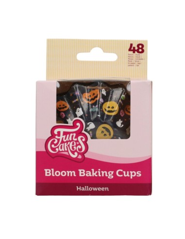 FunCakes Baking Cups Bloom Halloween -48st-
