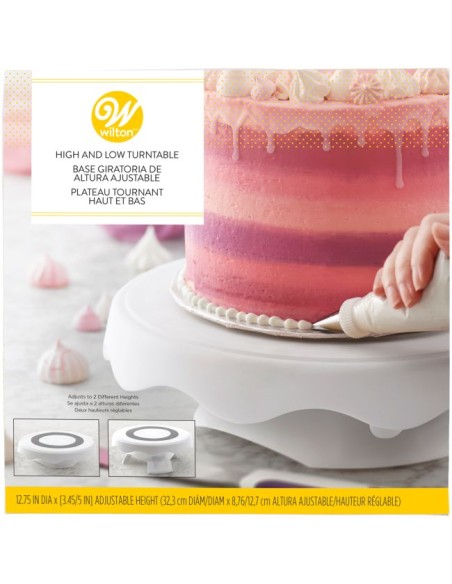 Wilton Taart Draaiplateau met Verstelbare Poten