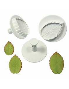 PME Rose Leaf Plunger Extra Large Set (set van 3)