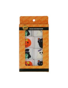 Wilton Suikerdecoratie Vrolijke Halloween -8st-