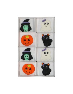 Wilton Suikerdecoratie Vrolijke Halloween -8st- 2