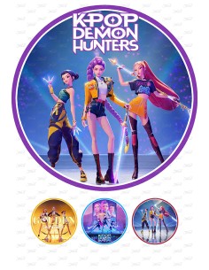 Eetbare Print K-Pop Demon Hunters 2 - 20cm