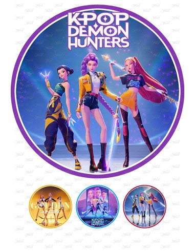 Eetbare Print K-Pop Demon Hunters 2 - 20cm