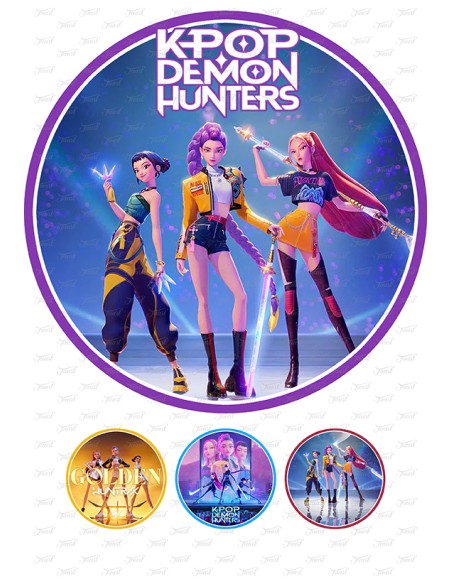 Eetbare Print K-Pop Demon Hunters 2 - 20cm