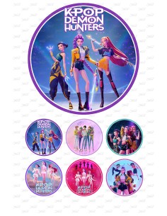 Eetbare Print K-Pop Demon Hunters 2 - 15cm