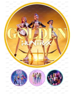 Eetbare Print K-Pop Demon Hunters 3 - 15cm