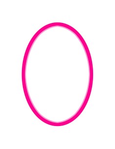 3D Uitsteker op Maat: Ovaal - Los of Set