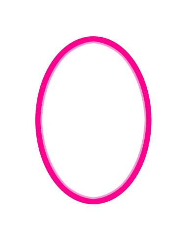 3D Uitsteker op Maat: Ovaal - Los of Set