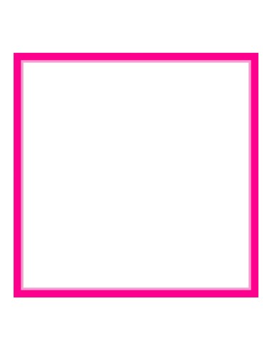 3D Uitsteker op Maat: Vierkant - Los of Set