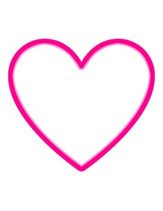 3D Uitsteker op Maat: Hart - Los of Set