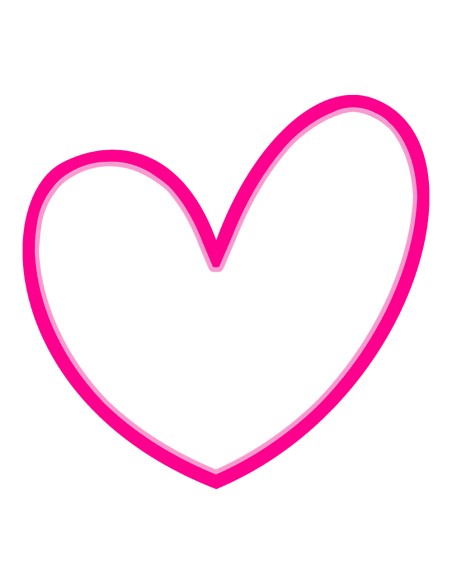 3D Uitsteker op Maat: Hart Ongelijk - Los of Set