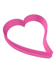 3D Uitsteker op Maat: Hart Gebogen - Los of Set 2