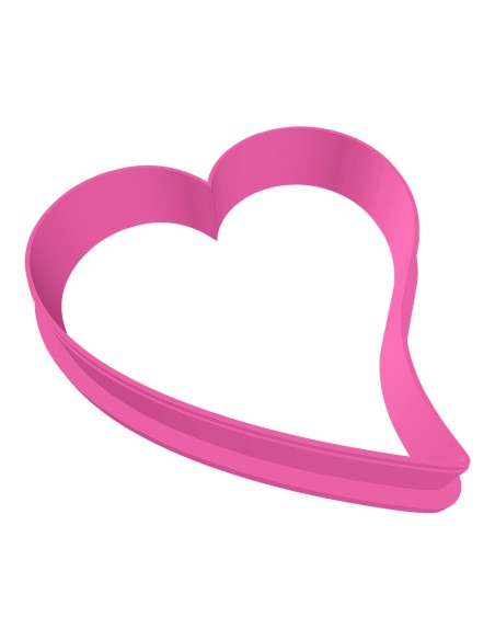 3D Uitsteker op Maat: Hart Gebogen - Los of Set