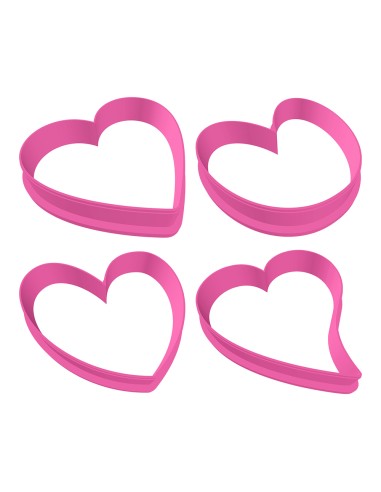 3D Uitsteker op Maat: Hart Set -4st-