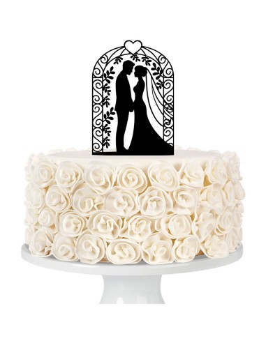 Taarttopper op Maat: Bruidspaar in Gazebo