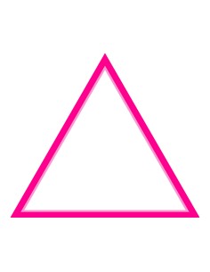 3D Uitsteker op Maat: Driehoek - Los of Set