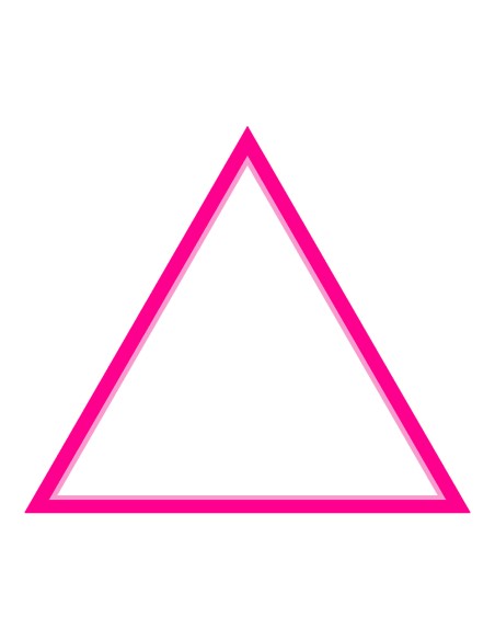 3D Uitsteker op Maat: Driehoek - Los of Set