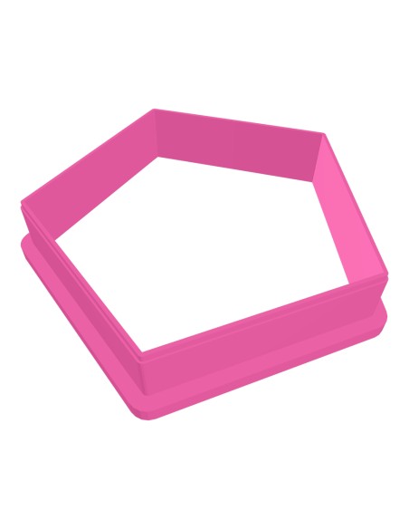 3D Uitsteker op Maat: Vijfhoek - Los of Set