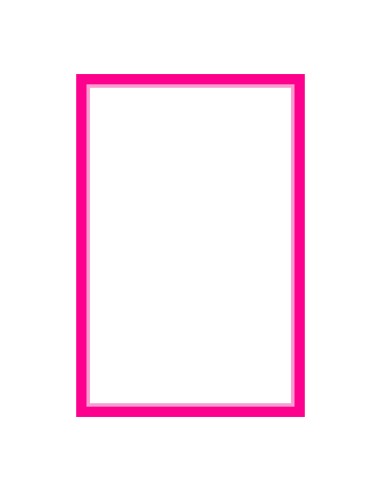 3D Uitsteker op Maat: Rechthoek - Los of Set