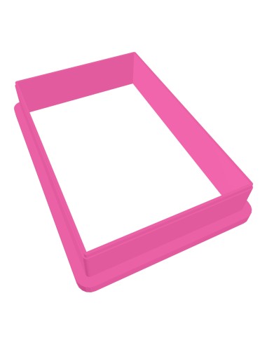 3D Uitsteker op Maat: Rechthoek - Los of Set