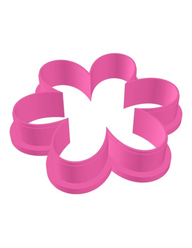 3D Uitsteker op Maat: Bloem 6-Blad - Los of Set