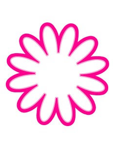 3D Uitsteker op Maat: Margriet - Los of Set