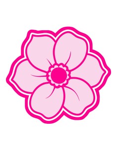 3D Uitsteker op Maat: Anemoon met Stempel