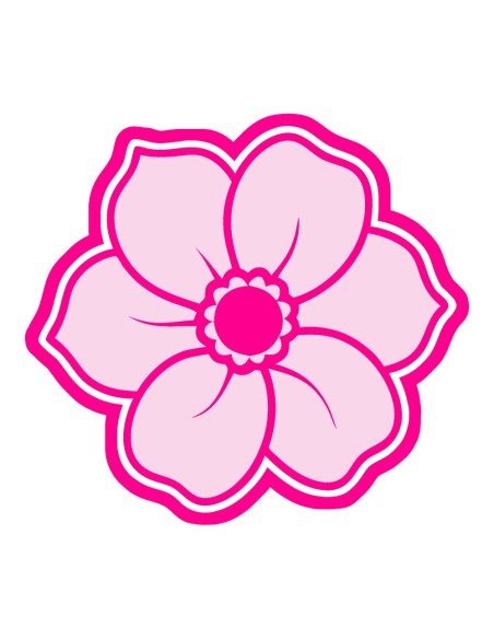 3D Uitsteker op Maat: Anemoon met Stempel