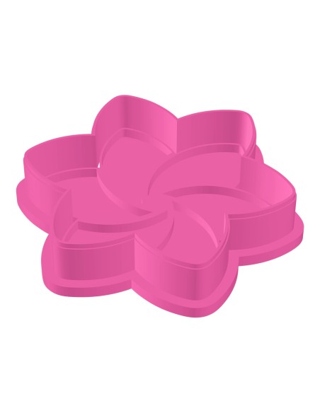 3D Uitsteker op Maat: Bloem 1 met Stempel