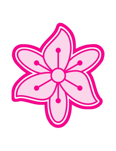 3D Uitsteker op Maat: Fresia met Stempel