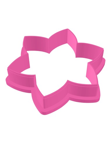 3D Uitsteker op Maat: Bloem 2 - Los of Set