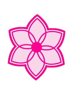 3D Uitsteker op Maat: Bloem 2 met Stempel