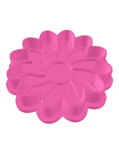 3D Uitsteker op Maat: Bloem 3 met Stempel