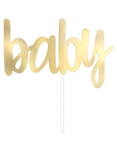 Taarttopper Baby Goud 