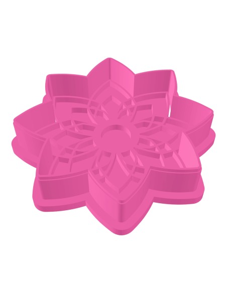 3D Uitsteker op Maat: Bloem 5 met Stempel