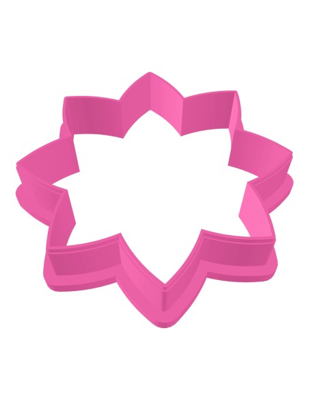 3D Uitsteker op Maat: Bloem 5 - Los of Set