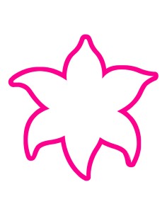 3D Uitsteker op Maat: Lelie - Los of Set