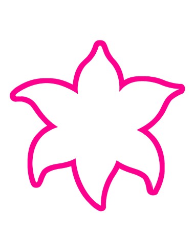 3D Uitsteker op Maat: Lelie - Los of Set