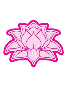 3D Uitsteker op Maat: Lotus 1 met Stempel