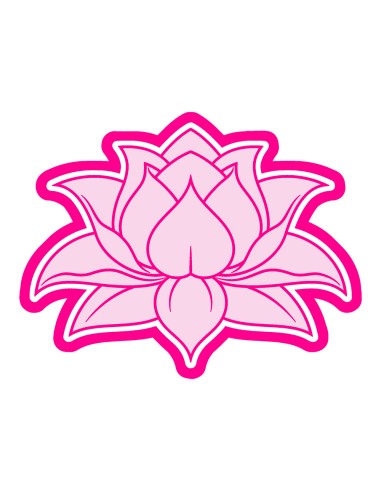 3D Uitsteker op Maat: Lotus 1 met Stempel