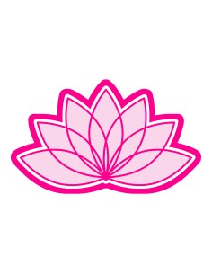 3D Uitsteker op Maat: Lotus 2 met Stempel