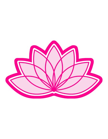 3D Uitsteker op Maat: Lotus 2 met Stempel