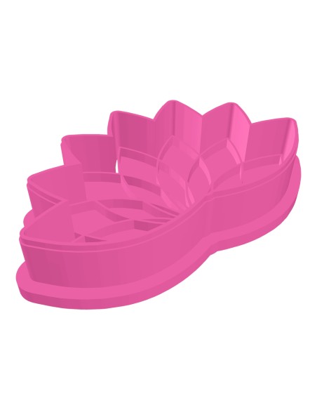 3D Uitsteker op Maat: Lotus 2 met Stempel