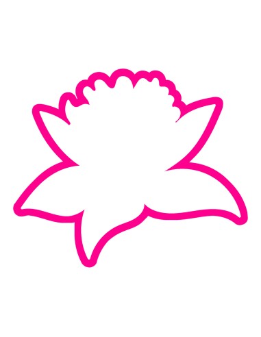 3D Uitsteker op Maat: Narcis 2 - Los of Set