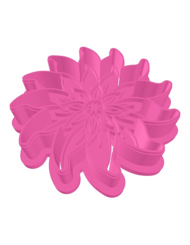 3D Uitsteker op Maat: Orchidee met Stempel